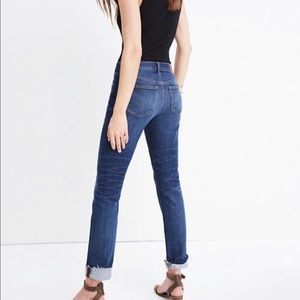 Madewell Slim Boyjean with Raw Hem Sz 26